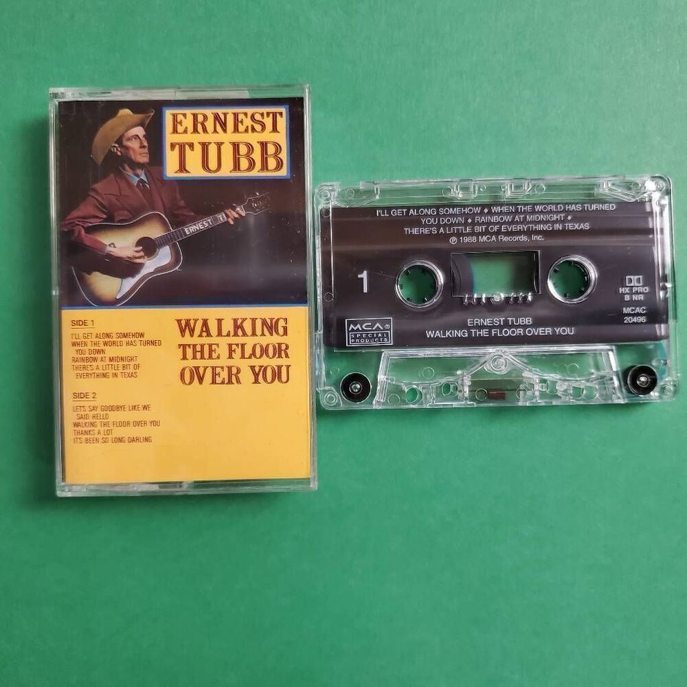 Ernest Tubb – Walking the Floor Over You Cassette Album 1988 MCA Special Product